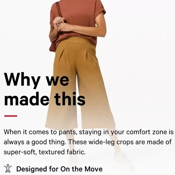 Lululemon Can you Feel the Pleat Crop(LIKE NEW) - Picture 3 of 5